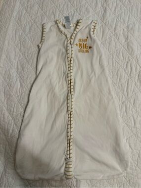 Cream Sleeveless Baby Sleep Sack